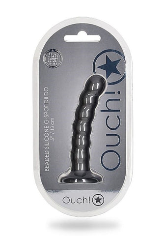 OUCH! Silky Smooth Beaded G-Spot Stimulator - Strap On Sextoys