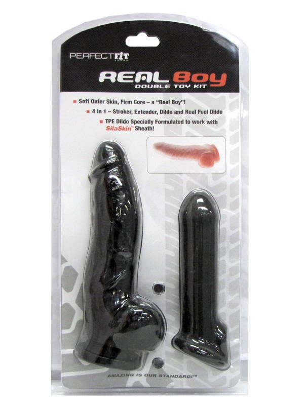 Perfect Fit Real Boy Dildo Kit Pumps, Extenders and Sleeves