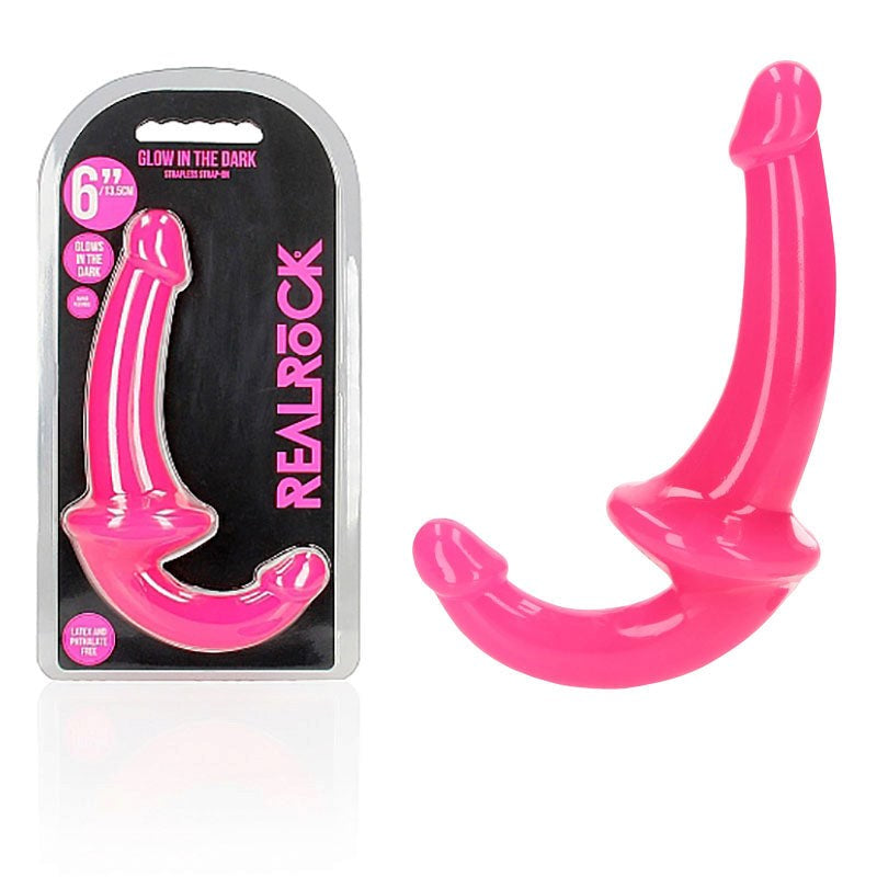 REALROCK 13.5 cm Strapless Strap-On Glow Realistic Dildos