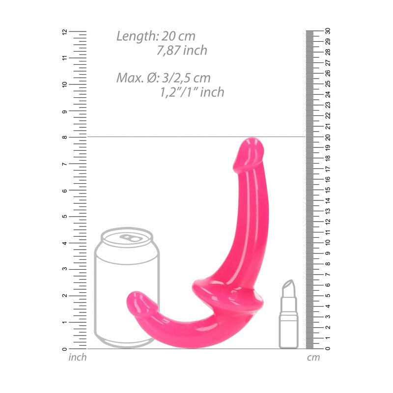 REALROCK 13.5 cm Strapless Strap-On Glow Realistic Dildos