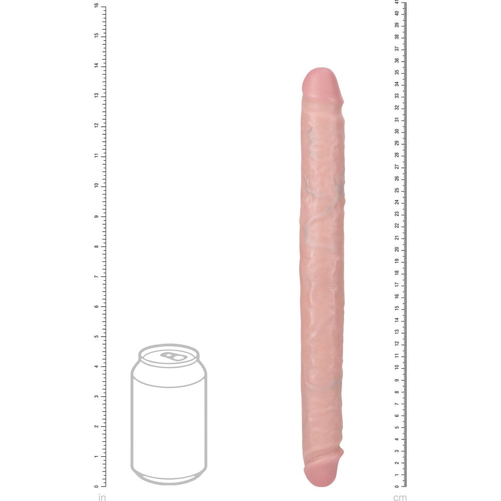 REALROCK 35cm Slim Double Dildo Realistic Dildos