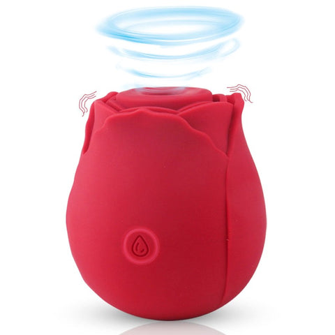 Rose Suction Vibrator - Clit Ticklers and Pulsators