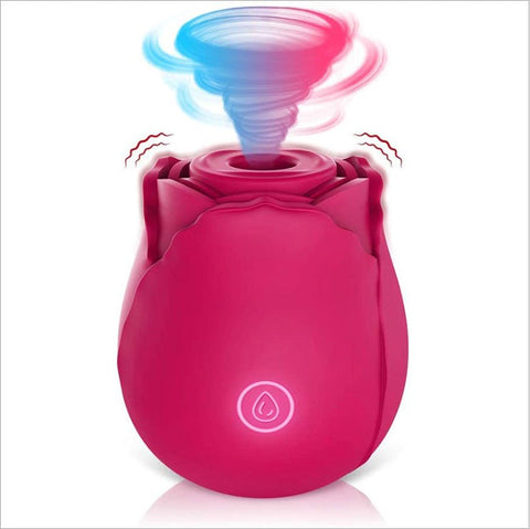Rose Suction Vibrator - Clit Ticklers and Pulsators