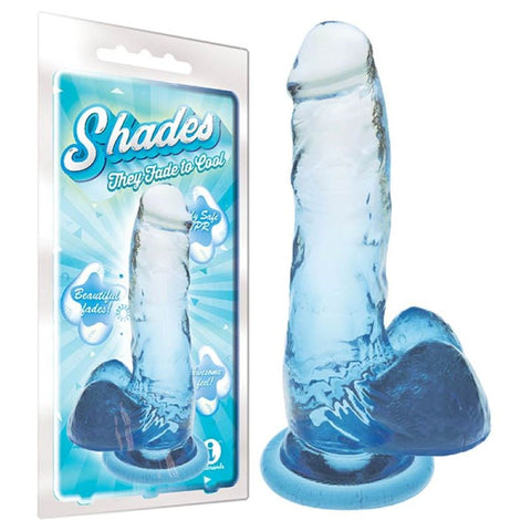Shades 7 Inch Jelly TPR Dong - Sex Kits