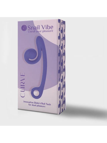 Snail Vibe Curve - Seamless G-Spot and Clitoral Pleasure - Remote Control Vibrators