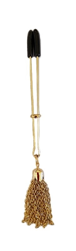 Spartacus Sensual Tweezer Clamps with Captivating Chain Tassel Breast and Nipple Toys