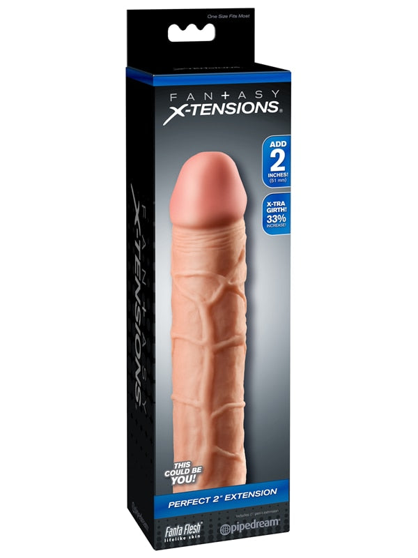 Fantasy X-tensions Perfect 2 inch Penis Extension Pumps, Extenders and Sleeves