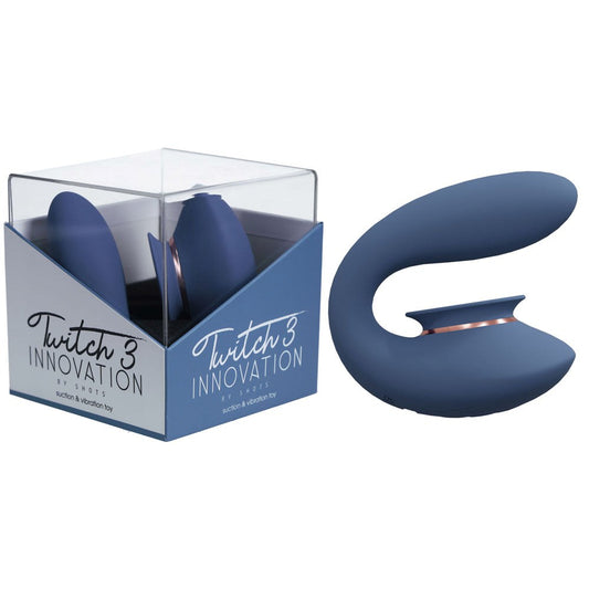Twitch 3 - Rechargeable Vibrator & Suction for Unforgettable Pleasure - Waterproof Vibrators