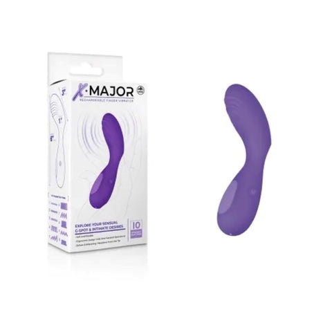 X Major Rechargeable Finger Vibe - Love Eggs and Kegel Exercisers