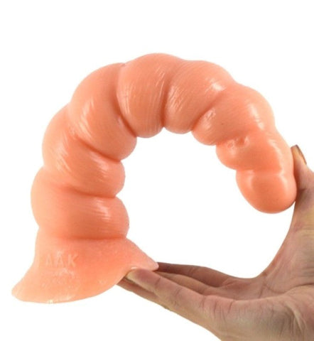 Smooth, rounded head glides in effortlessly for comfortable insertion - Realistic Dildos