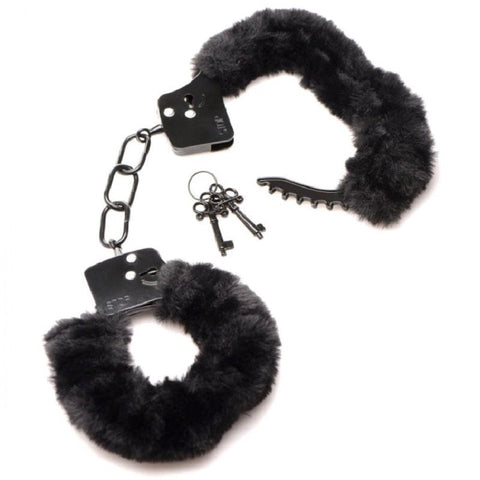 Master Series Cuffed in Fur - Indulgent Furry Handcuffs - Babydolls and Chemises
