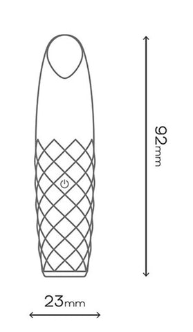 Diamonds by Playful The Princess Rechargeable Bullet - Steel Sex Toys