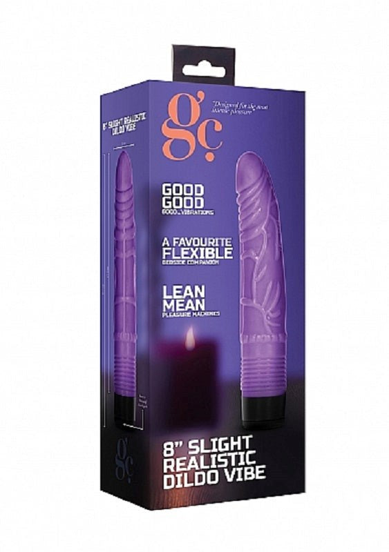 GC Slight Realistic Vibrating Dildo 8 inch Realistic Dildos