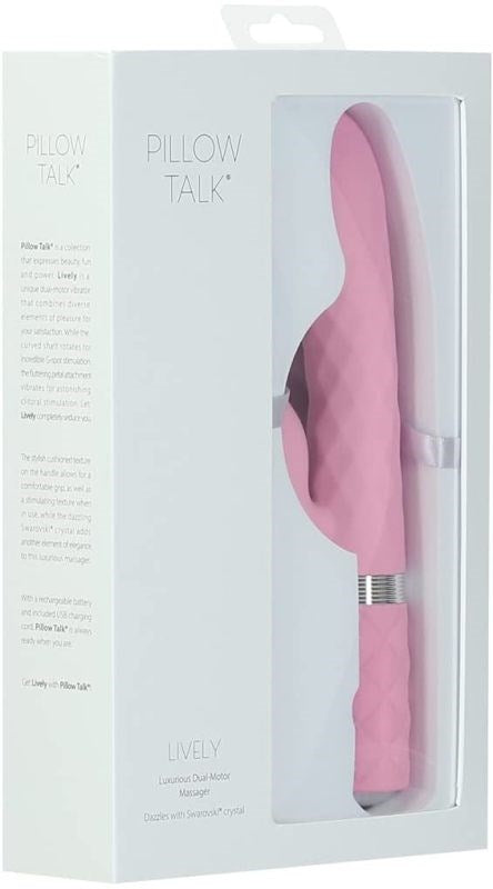 Pillow Talk's Lively Dual-Motor Vibrator - Customizable Bliss Sex Toys For Couples