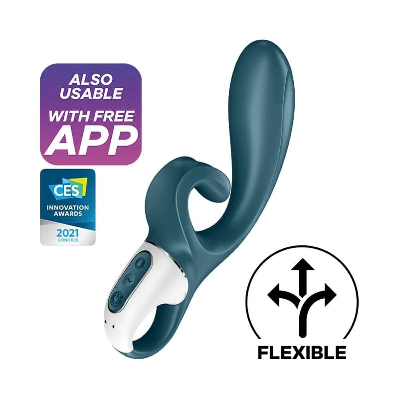 Satisfyer Hug Me Rabbit Vibe App Control Clit Ticklers and Pulsators