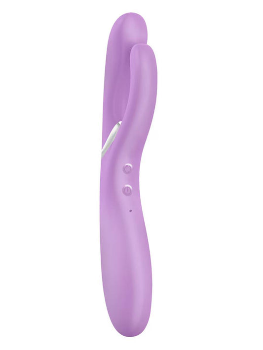 OVO E6 Rechargeable Flexible Rabbit Vibrator Rose - Rabbit Vibrators