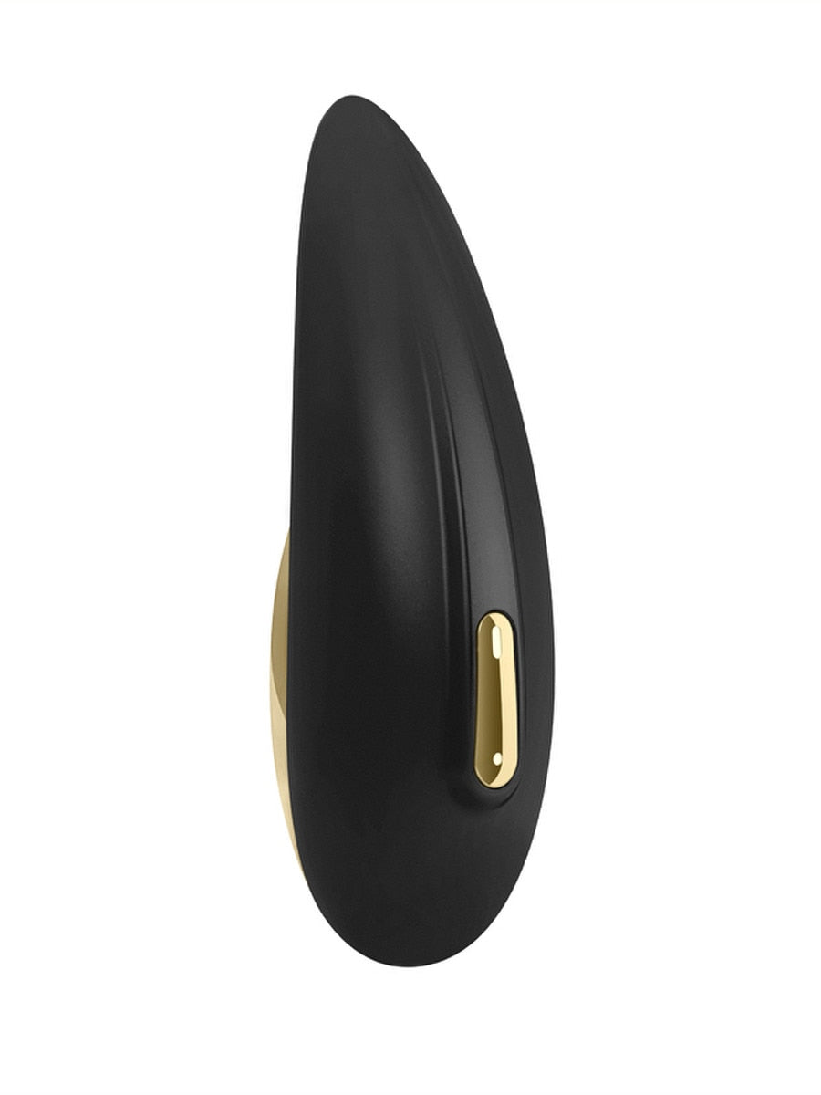 OVO S1 Rechargeable Lay On Clitoral Vibrator Black Clit Ticklers and Pulsators