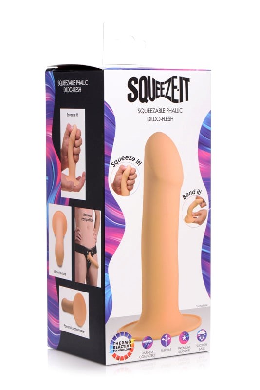 Squeeze-It Squeezable Phallic Dildo Realistic Dildos