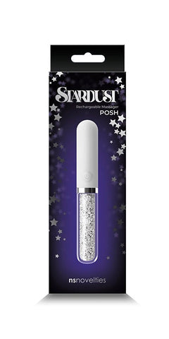 Stardust Posh - Rechargeable Bullet Vibrator with Crystals - Glass Sex Toys