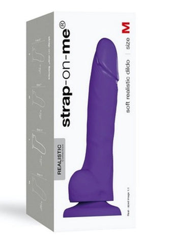 Strap-on-Me Soft Realistic Dildo Medium - Strap On Sextoys