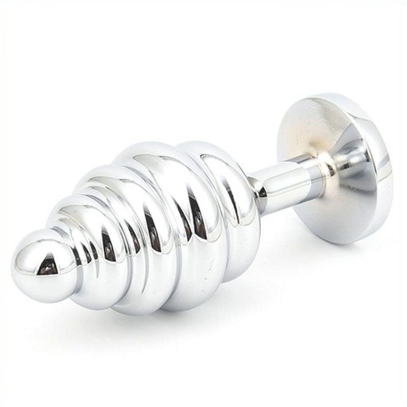 Thread Butt Plug With Spiral Diamond Clit Ticklers and Pulsators