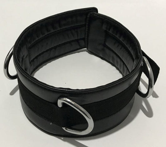 3 D Rings Bondage Collar - Collars and Leads