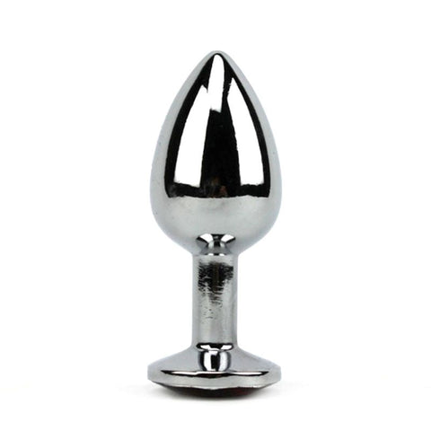 Attractive Steel Butt Plug Medium - Steel Sex Toys
