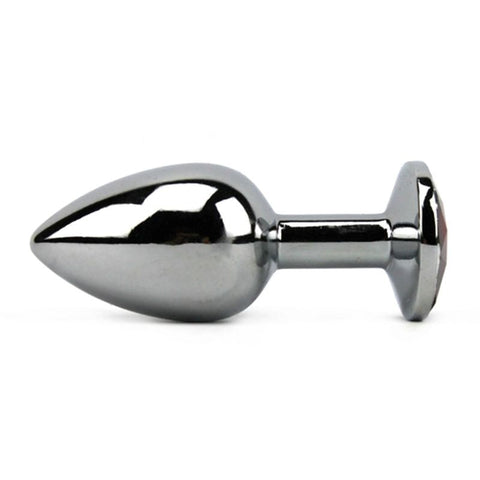 Attractive Steel Butt Plug Medium - Steel Sex Toys