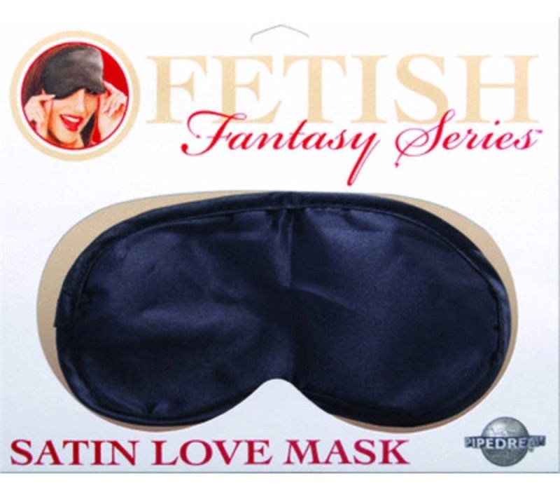 Fetish Fantasy Satin Love Mask Black Masks And Blindfolds