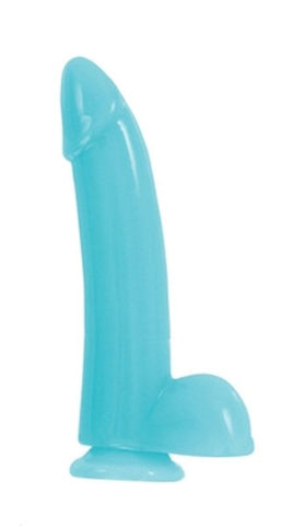 Firefly Smooth Glowing Dong 8 Inch - Personal Massagers