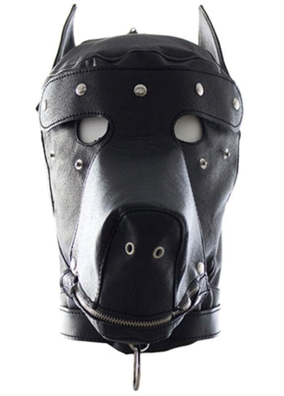 Hound Dog Hood With Detachable Blindfold Fancy Dress Ups