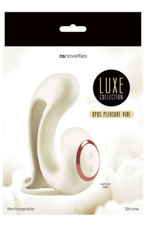 NS Novelties Luxe Opus - Rechargeable Pleasure Vibe with G-Spot and Clitoral Stimulation - Clit Ticklers and Pulsators