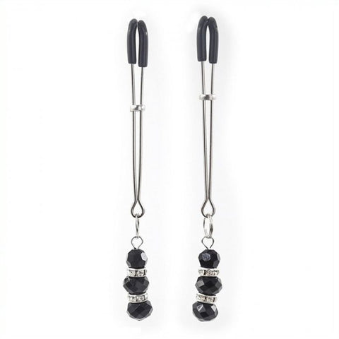 Nipple Clamp With Crystals - Luxury Sex Toys