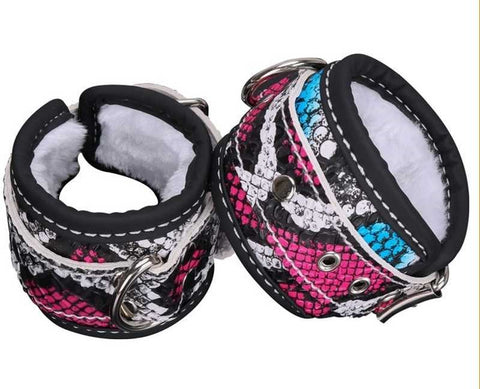Plush Padded Restraint Cuffs - Stylish Bondage Accessories - Cuffs and Restraints