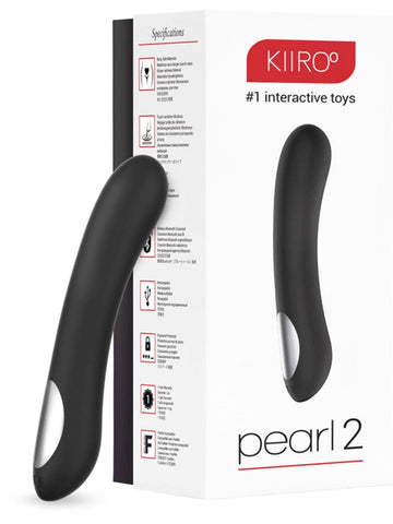 Kiiroo Pearl2 - Sensual G-Spot Vibrator for Intimate Experiences - Realistic Dildos