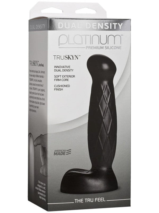 Doc Johnson Platinum The Tru Feel Realistic Dong - Steel Sex Toys