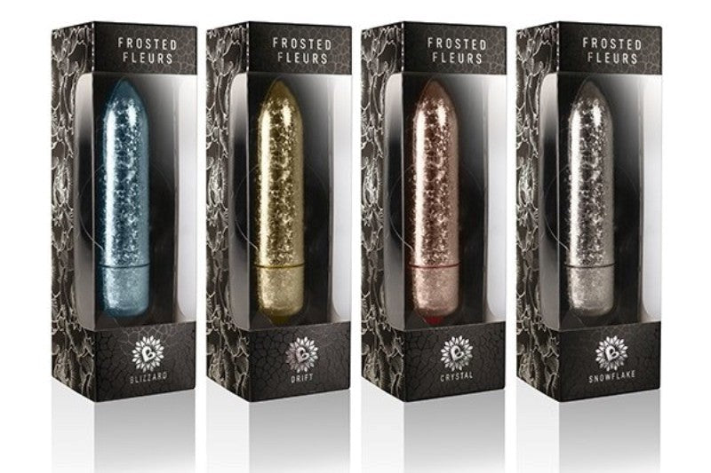 Rocks Off 120mm Frosted Fleurs Bullet Vibrators