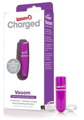 Screaming O Charged Vooom Bullet - Strap On Sextoys