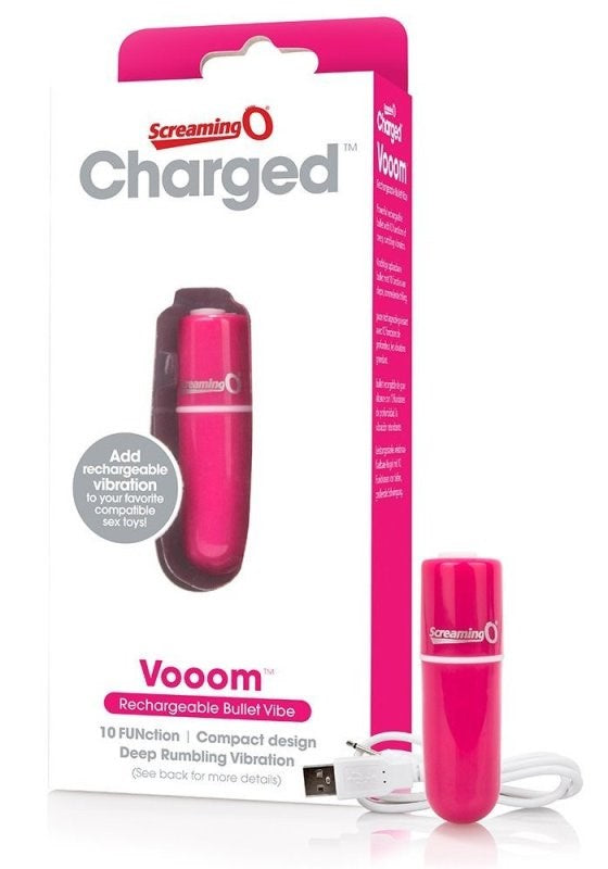 Screaming O Charged Vooom Bullet Strap On Sextoys