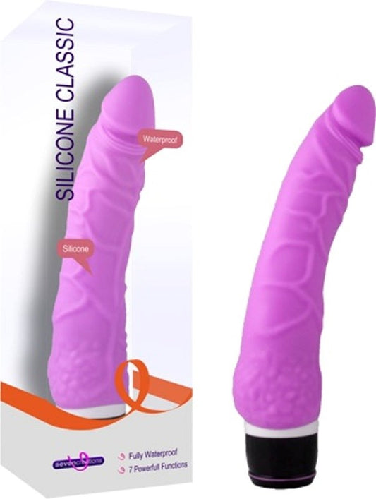 Silicone Classic Thin Veined 033 Seven Function - Vibrating Dildos