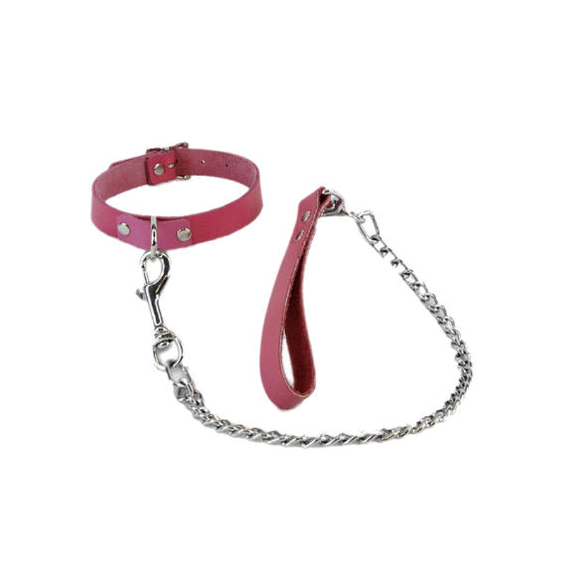 Slave Bondage Collar with Lead Collars And Cuffs