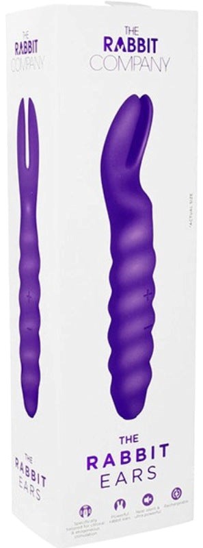 The Rabbit Ears USB Rechargeable Silicone Massager - Clit Ticklers and Pulsators
