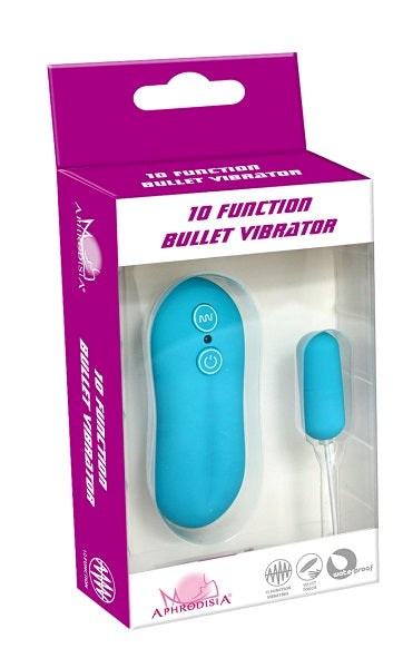 Aphrodisia 10 Function Vibrating Bullet Anal Dildos