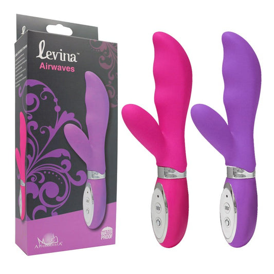 Aphrodisia Levina Airwaves Silicone Vibrator Rabbit Vibrators