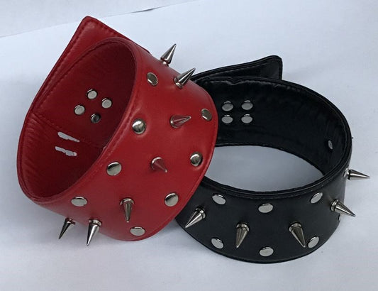 Bondage Classic Short Spike Collar - Metal Vibrators