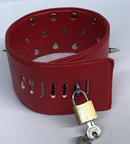 Bondage Classic Short Spike Collar - Metal Vibrators