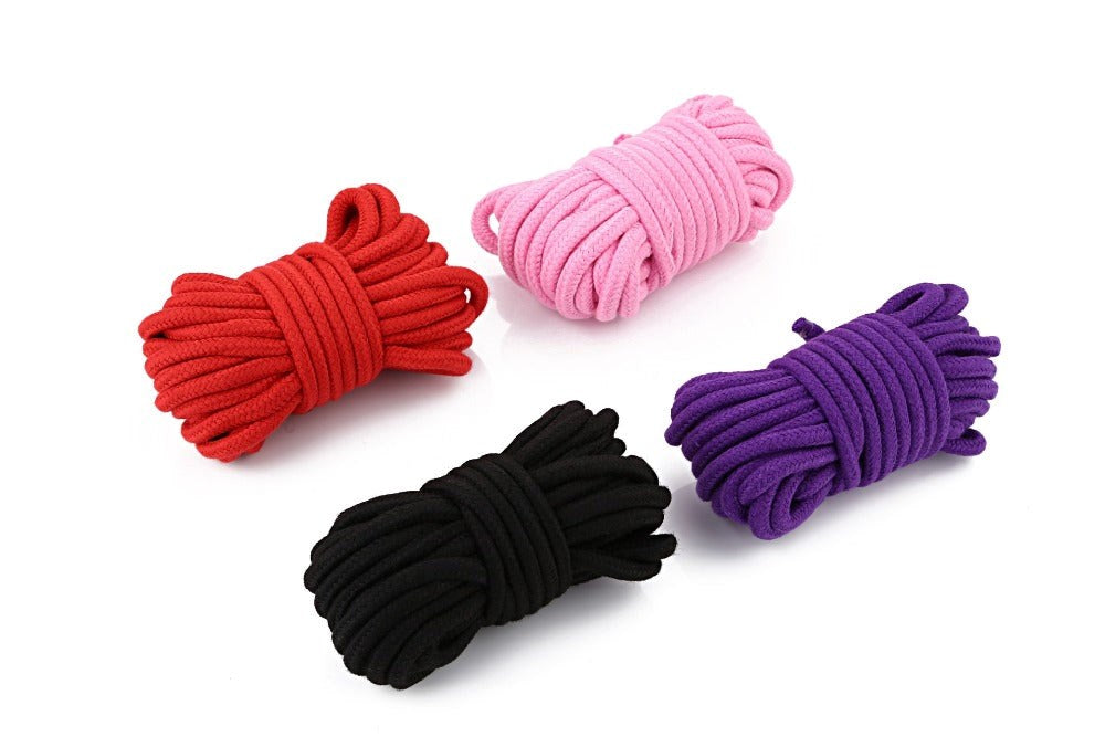 Bondage Rope Collars And Cuffs