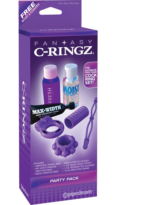 Fantasy C-Ringz Party Pack Rabbit Vibrators