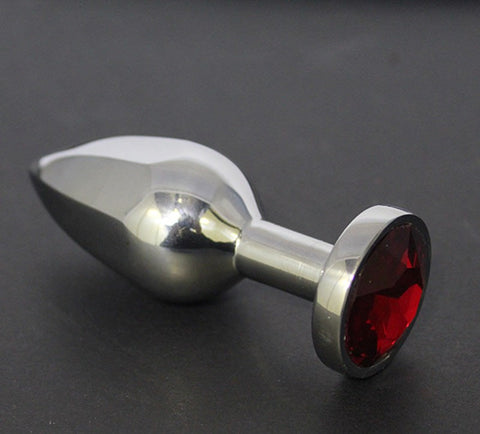 Helix Jewelled Anal Plug Large - Steel Sex Toys