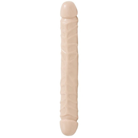 Doc Johnson Jr. Veined Double Header 12 Inch Realistic Dong - Realistic Dildos